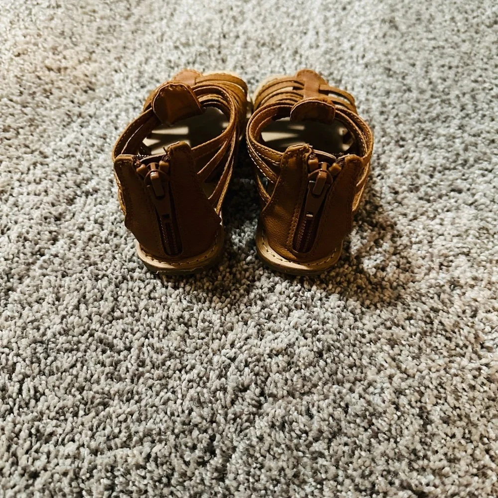 Kids Brown Gladiator Sandals